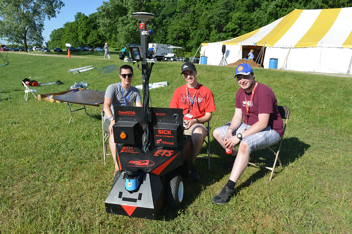 Robotics teams from universities in the United States, Canada, Mexico, India and Turkey came to Oakland University to compete in the 24th annual IGVC event. The four-day competition is open to the public and is held annually on Oakland University’s campus.