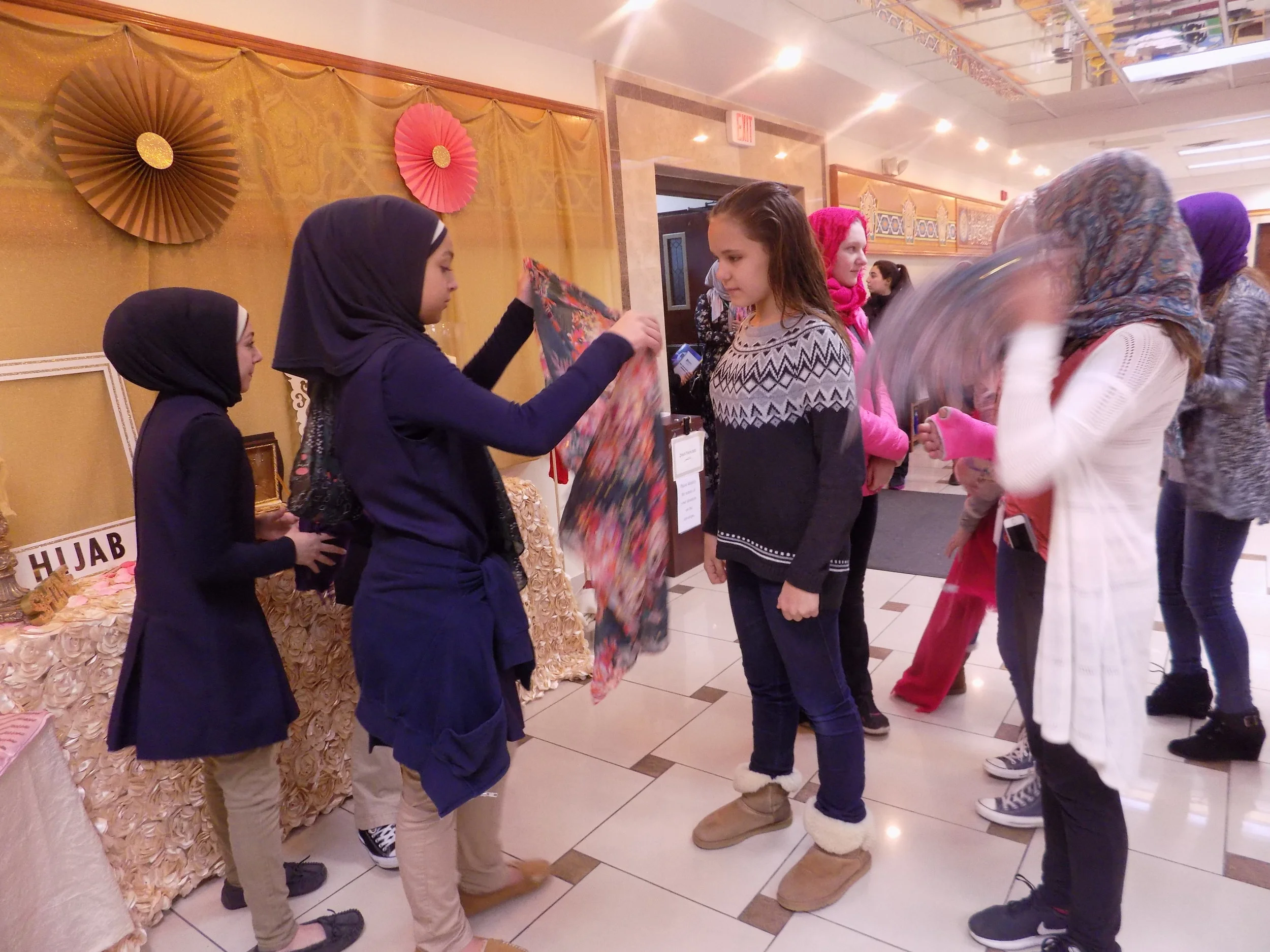 The Religious Diversity Journeys program brings seventh grade students together to explore different traditions. Photo by Beth Robinson.