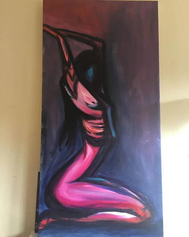 Progressing along.
#workingprogress #practice #nudeart #figure #figurepainting #pink #curves #blue #purple #art #artwork #painting #paint #oilpainting #abstract #louisville #artist #chicago #gallery