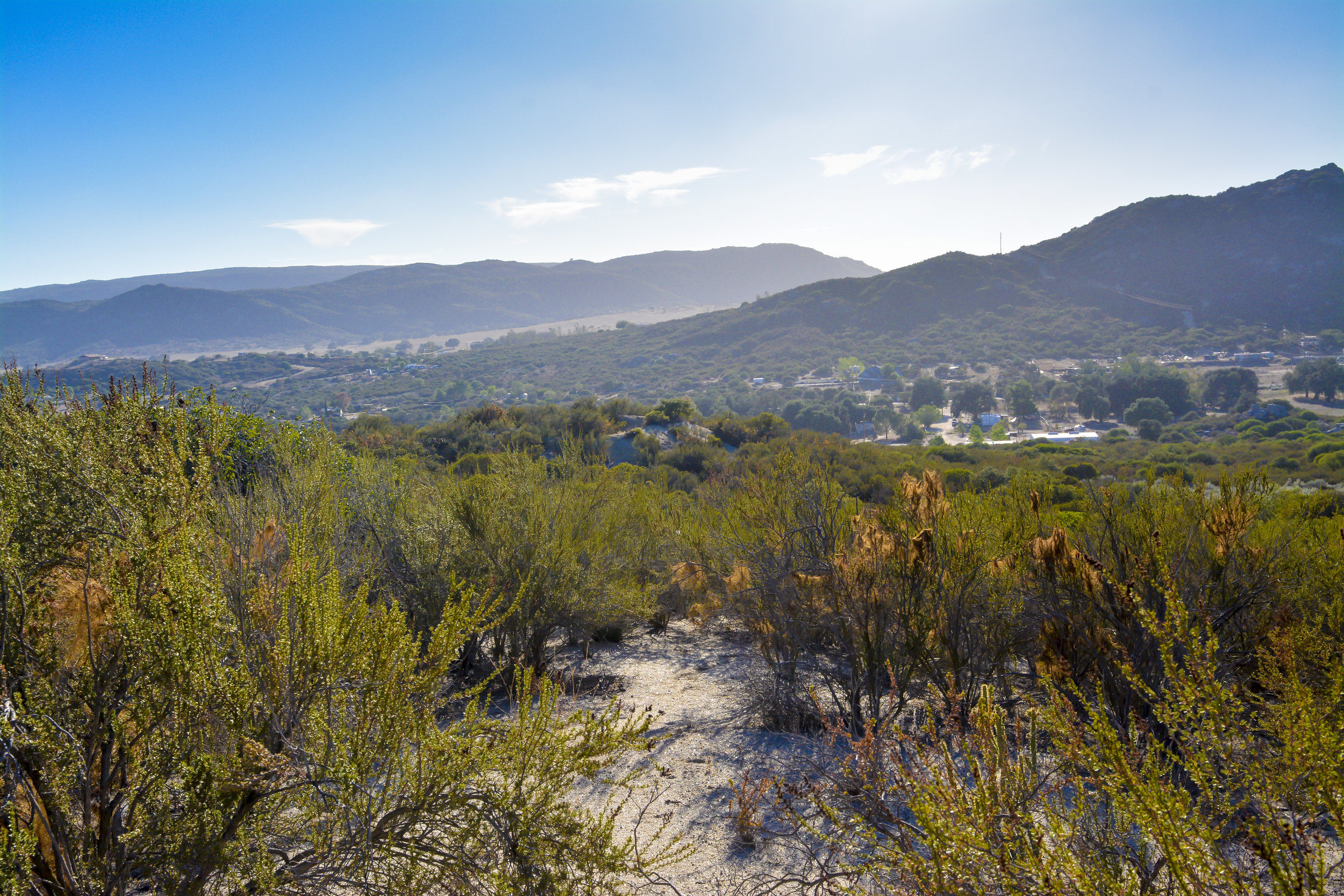 View from the top of the Ranch's property, overlooking the main campus