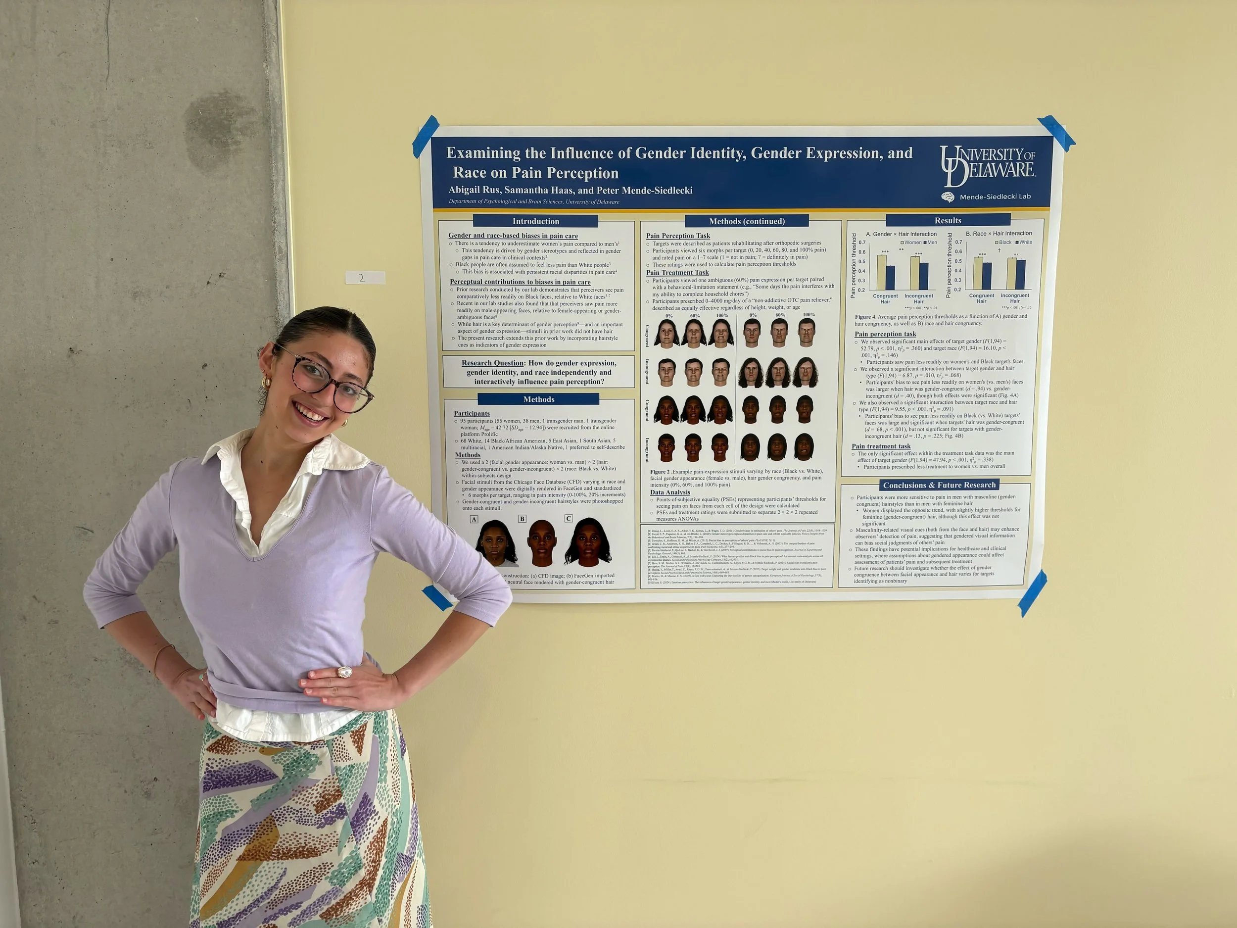 Abi at Poster Day!