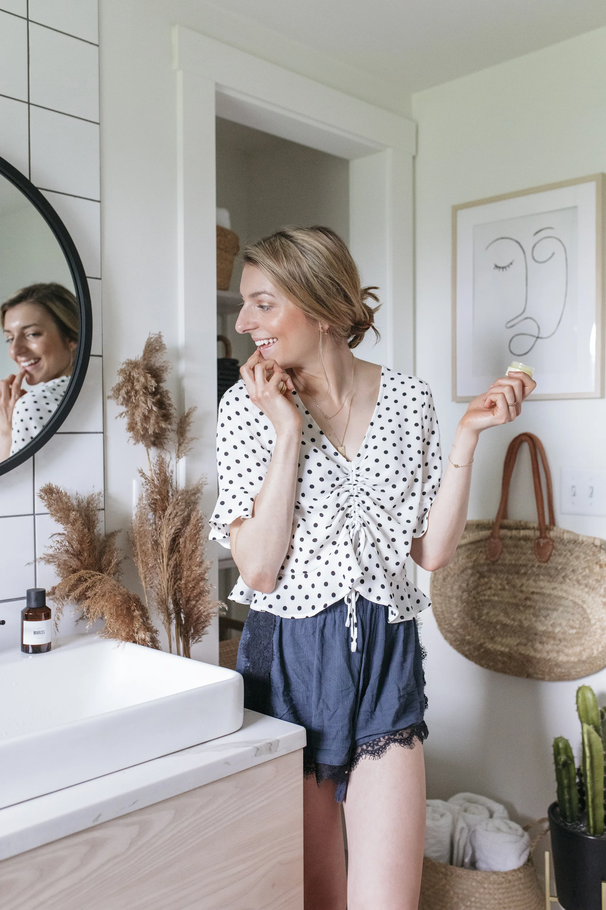 Hydrate your face using serums and eye cream to wake up glowing and brilliant each day!
