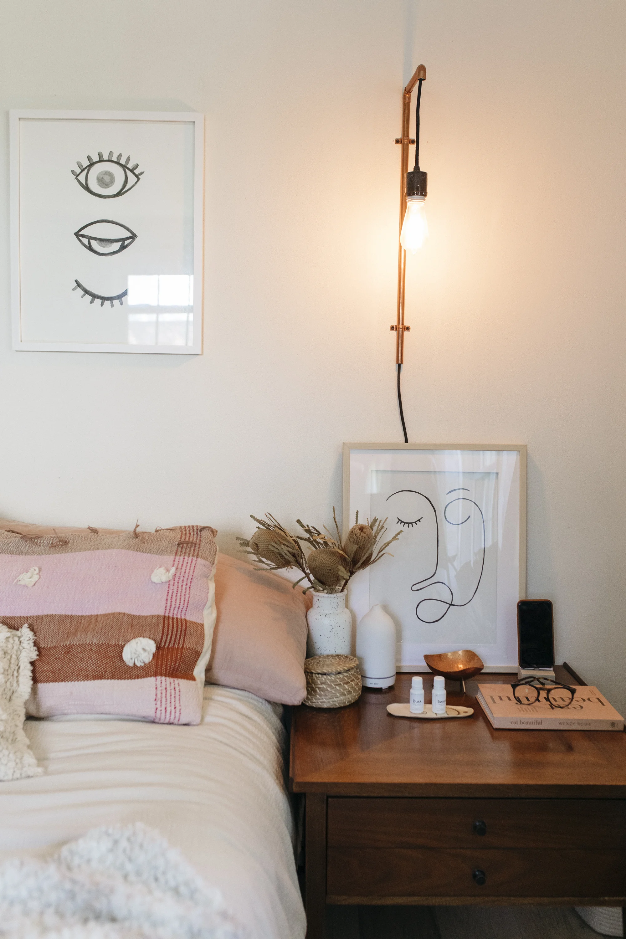 What are your nighttime essentials? As Emily R Hess, a creative lifestyle blogger and small business owner of Luca Creative Co shares hers, leave your favorite skincare product, bedtime book or nightly ritual in the comments below!