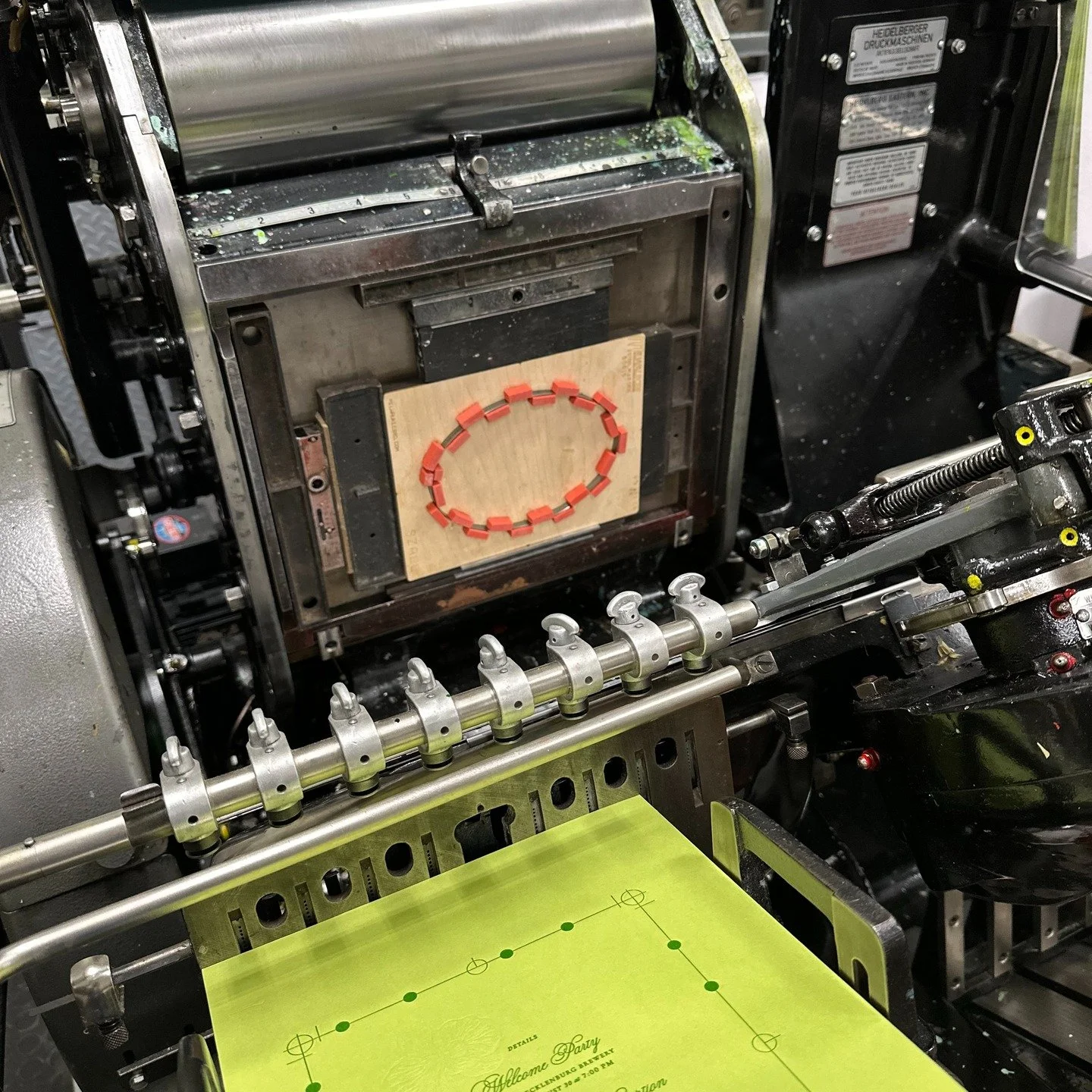 Our new blog post offers hints and tips for designers designing for letterpress: https://shorturl.at/21e6g #letterpress #letterpresslovers #weddingdesigners