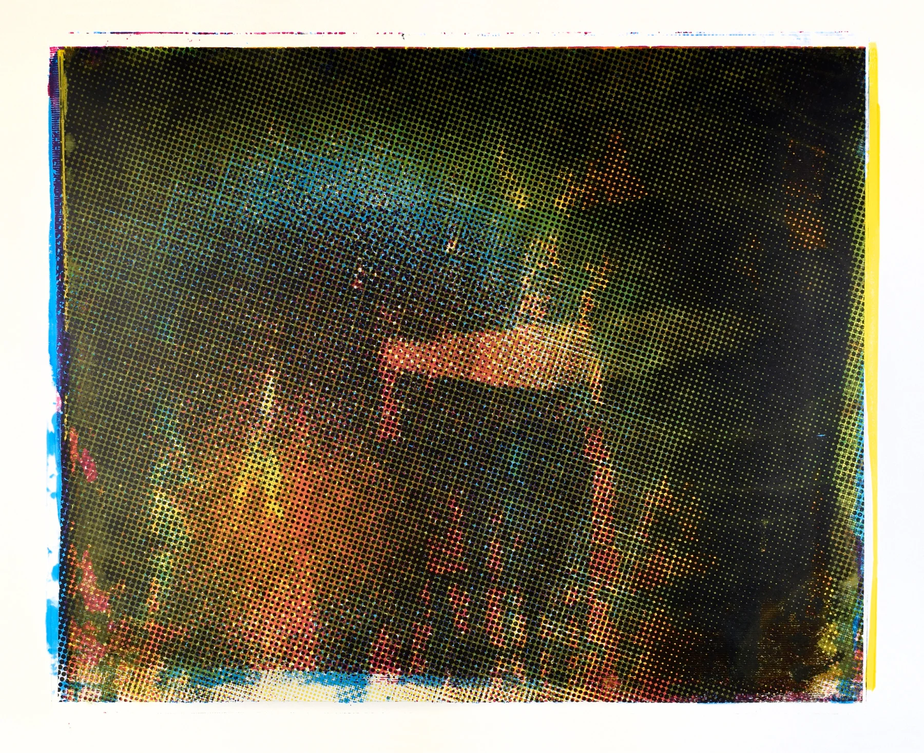 large four colour process screen of entire gradient