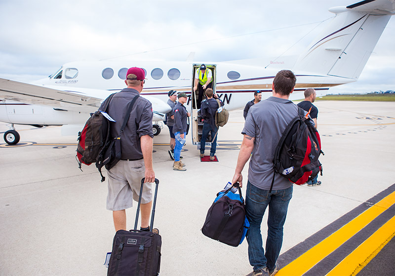 FIFO Crew aircraft boarding