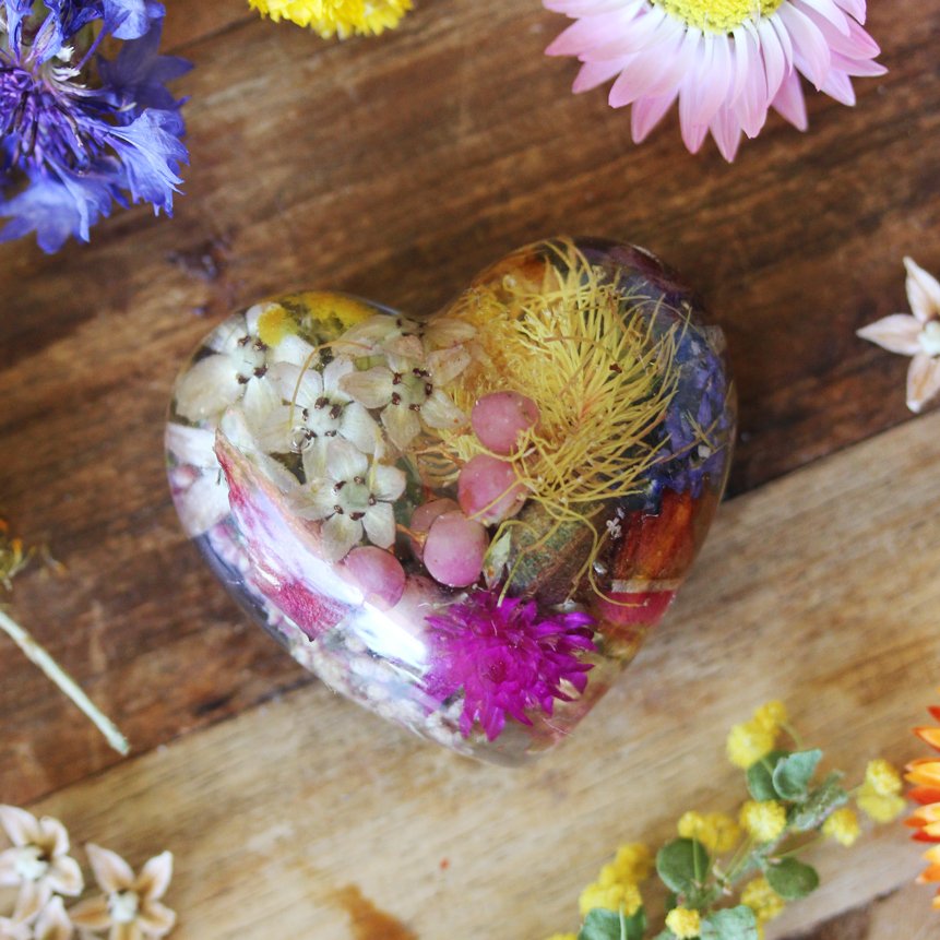 Botanical Heart Magnet 9