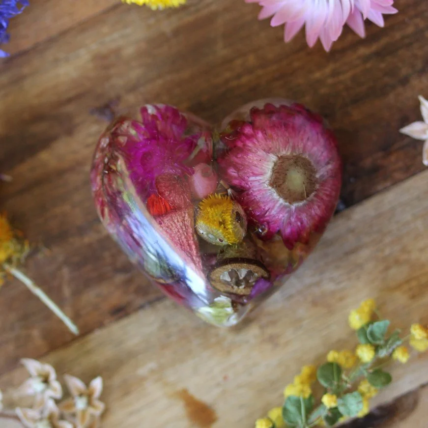 Botanical Heart Magnet 3