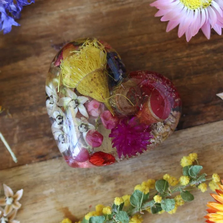 Botanical Heart Magnet 2