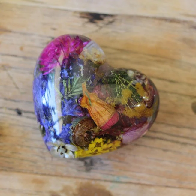 Botanical Heart Magnet 5