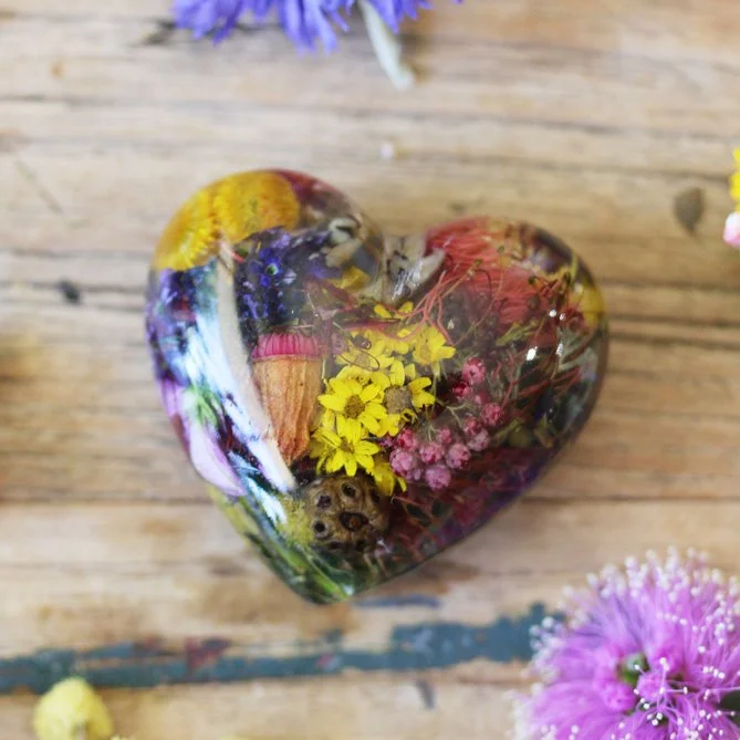 Botanical Heart Magnet 7