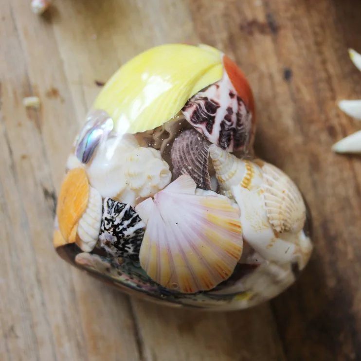 Large Round Beach Heart 3