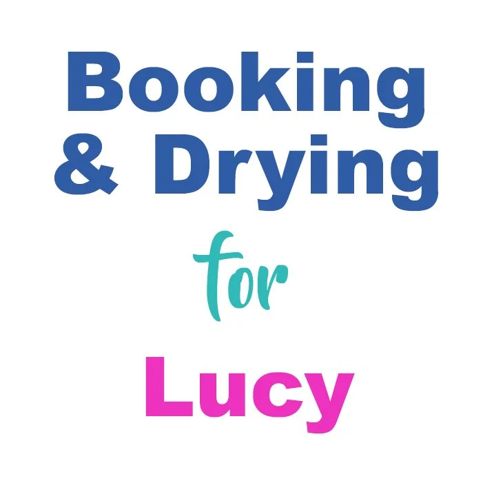 Booking and Drying for Lucy