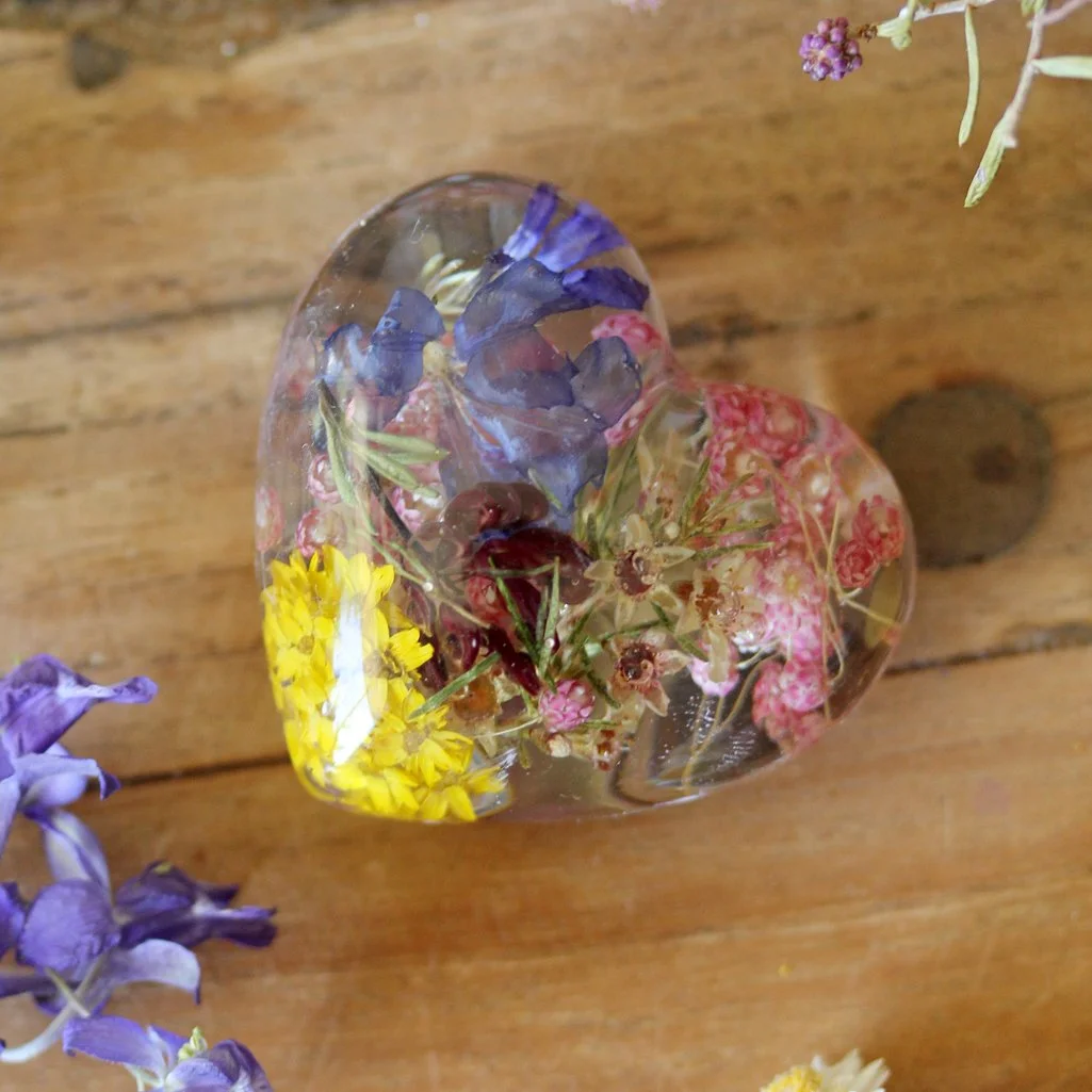 Botanical Heart Magnet 6