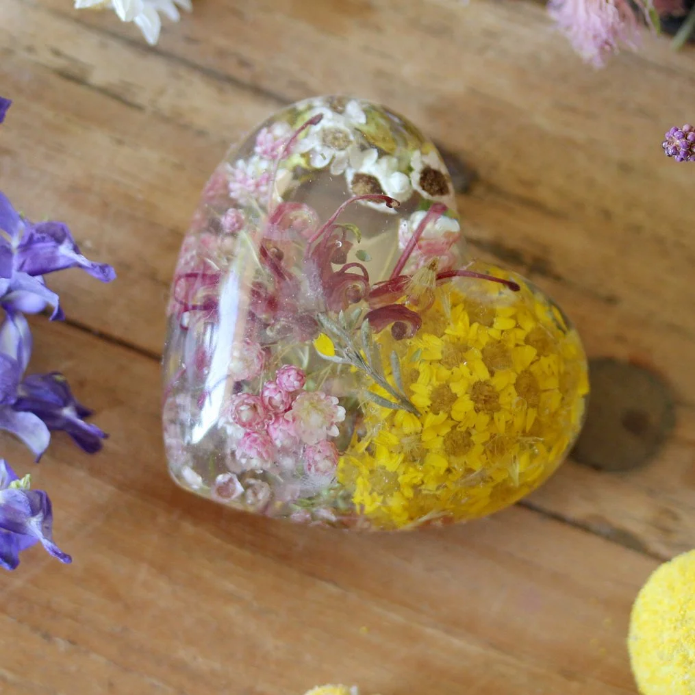 Botanical Heart Magnet 2