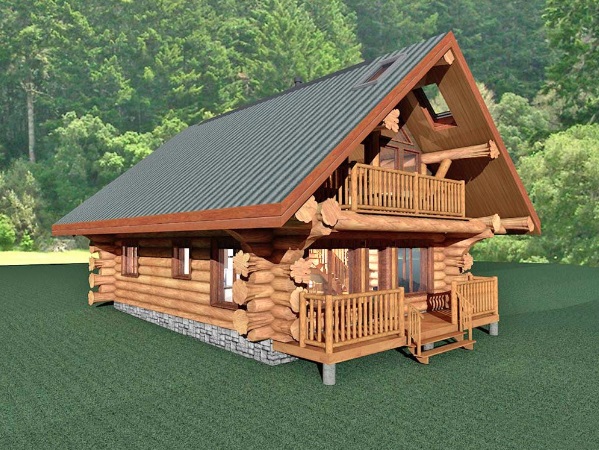 Log Home Floor Plans Near North