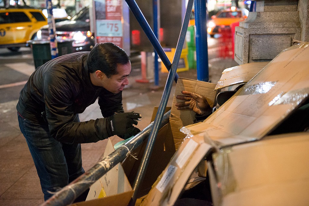 The HUD required Point-In-Time Count occurs at least once every other year in an effort to enumerate individuals and households experiencing homelessness. Photo Credit: From the archived Medium account of Julián Castro - the former 16th U.S. Secretary of Housing and Urban Development.