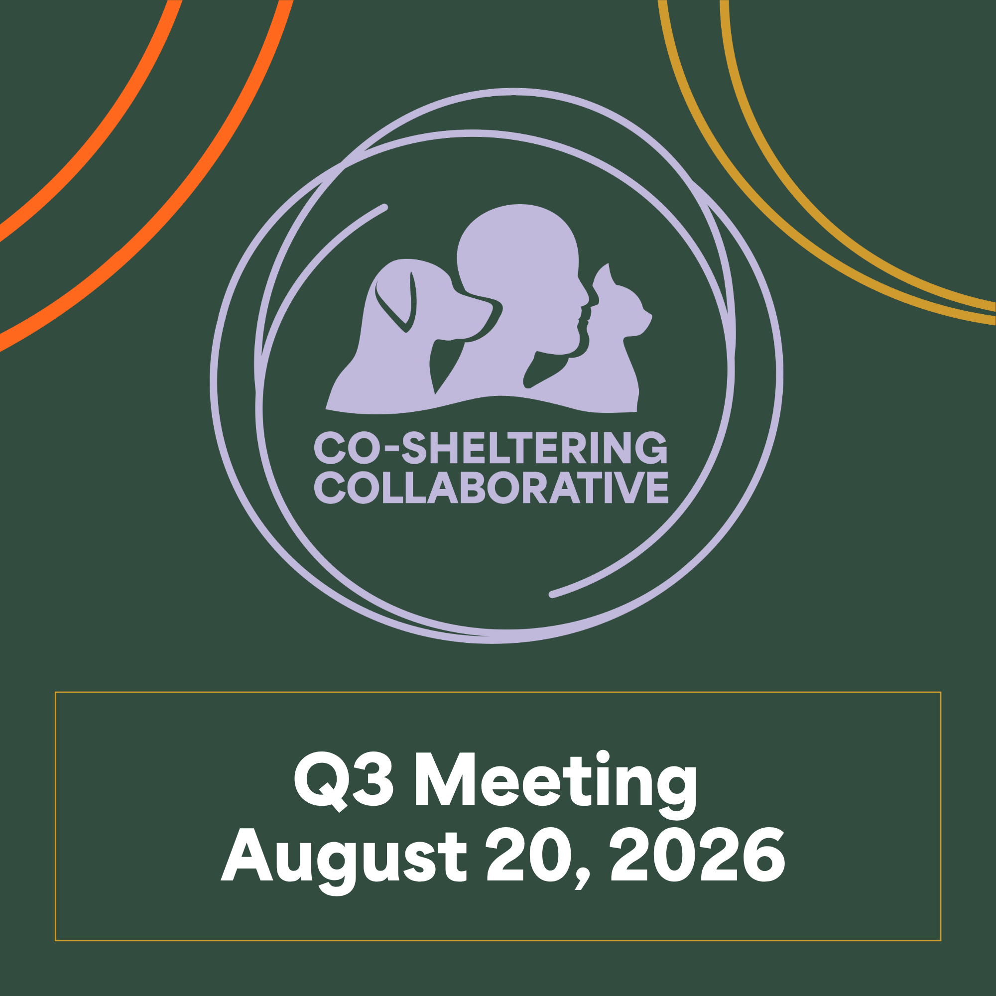 Co-Sheltering Collaborative Q3 Meeting