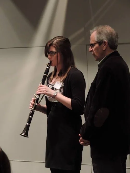 Performing on a masterlcass with Dr. Frank Kowlasky