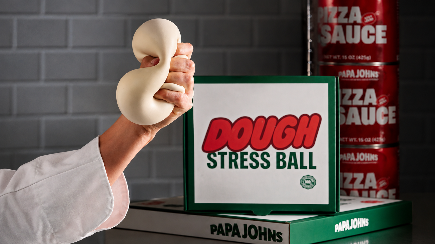 Papa Johns Dough Stress Ball