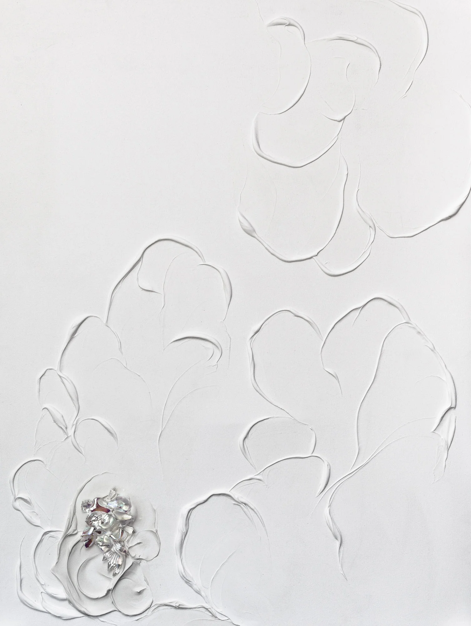   Canvas / Crystals in Perspex Box 90 x 122 cm  