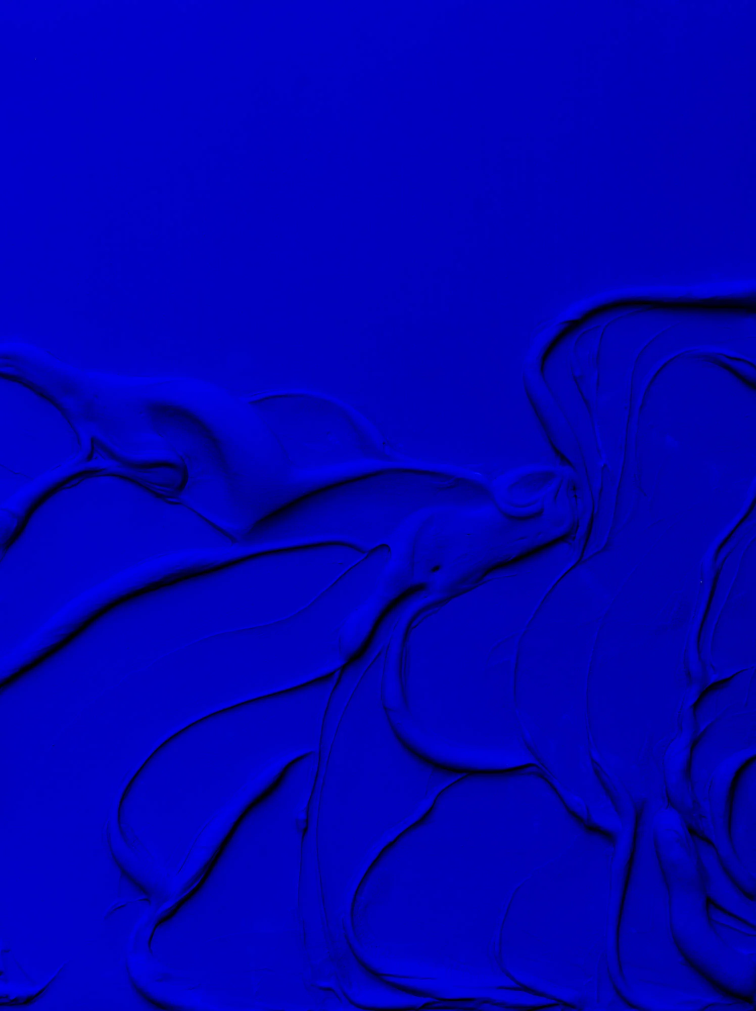   Canvas / Blue in Perspex Box 46cm x 63cm  