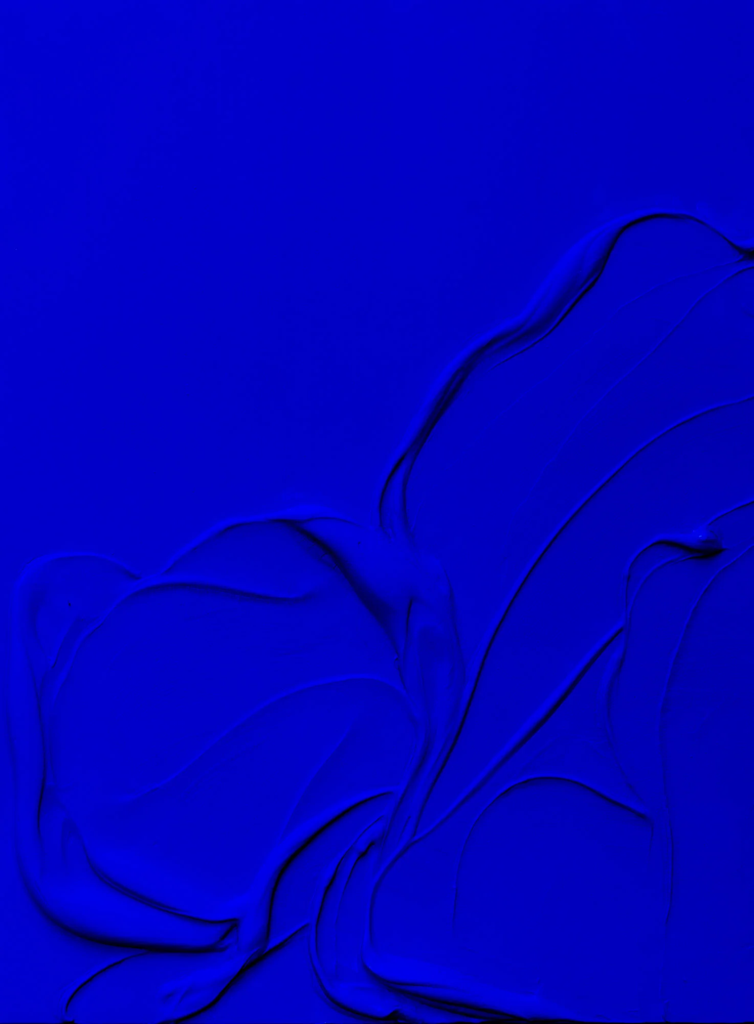   Canvas / Blue in Perspex Box 46cm x 63cm  