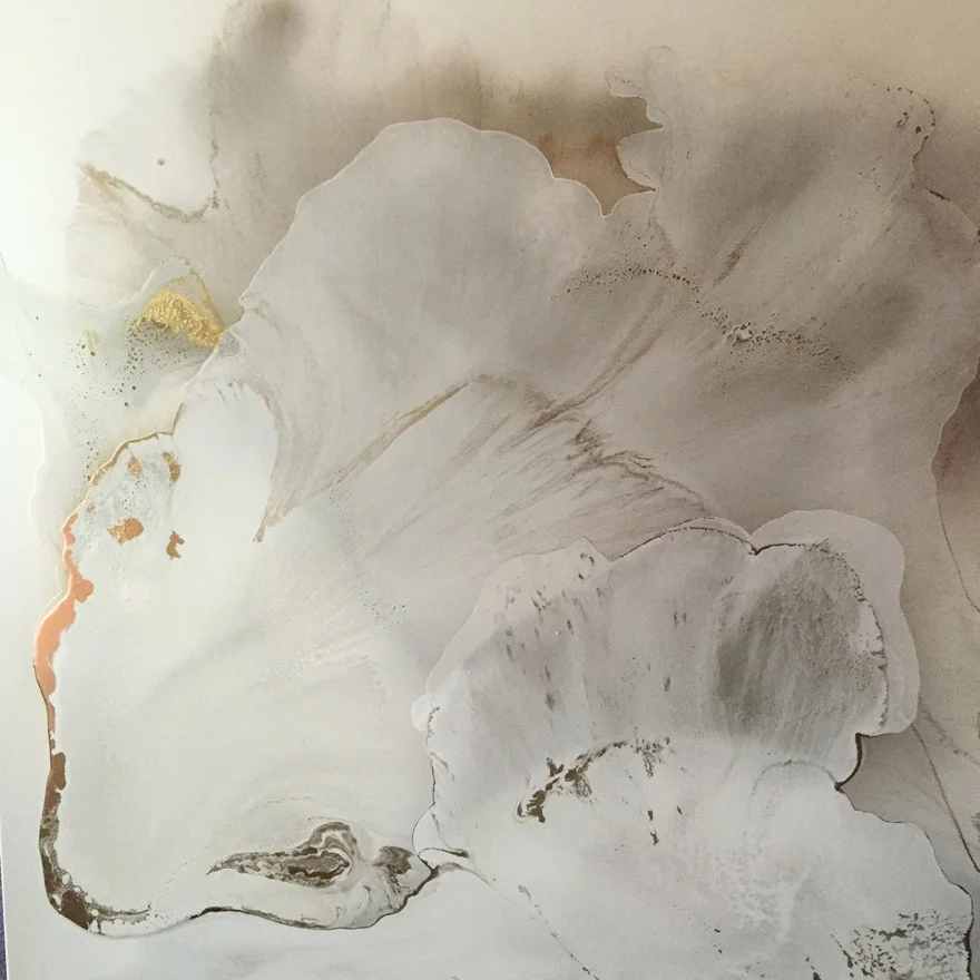  Oil varnish and pigment on canvas 102cm x 102cm  