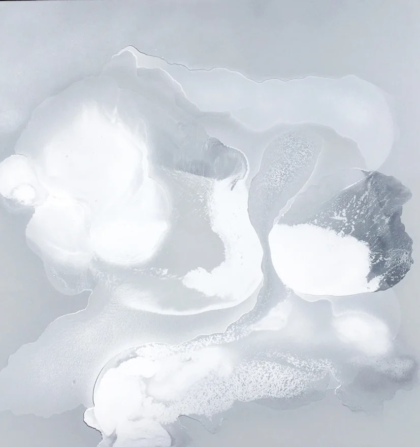   Oil varnish and pigment on canvas 122cm x 122cm  