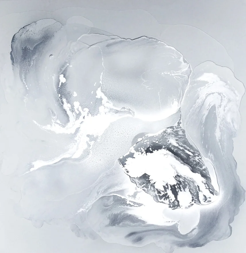   Oil varnish and pigment on canvas 92cm x 92cm  