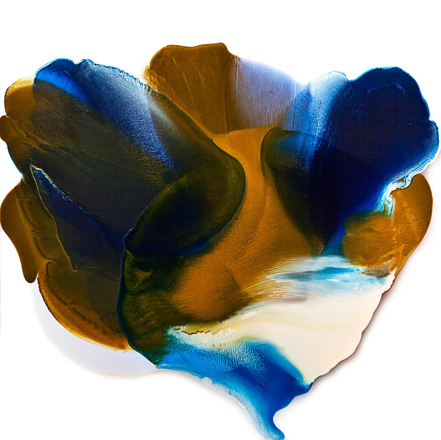   Oil varnish and pigment on perspex box 60cm x 60cm  