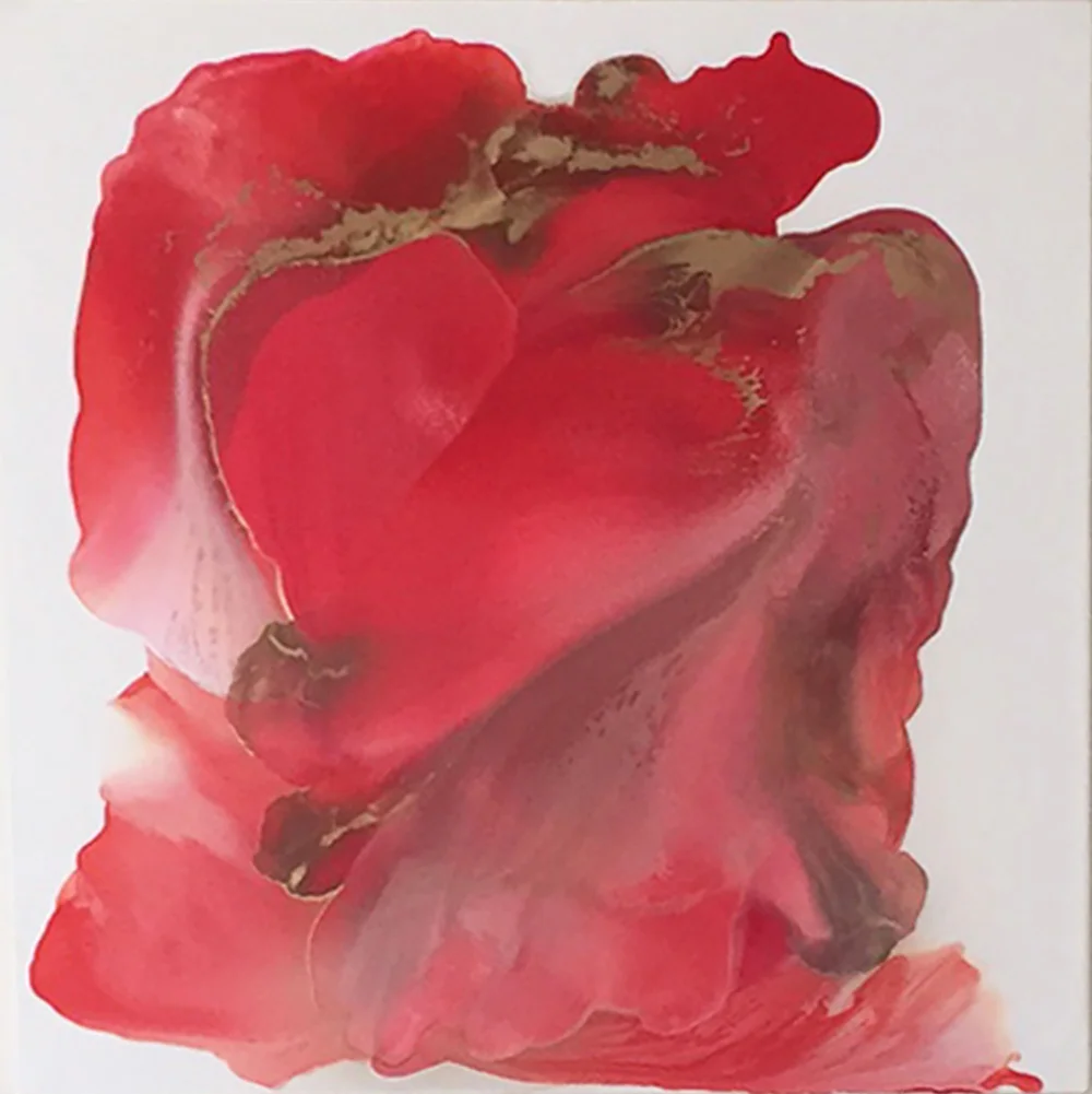   Oil varnish and pigment on canvas 80cm x 80cm  