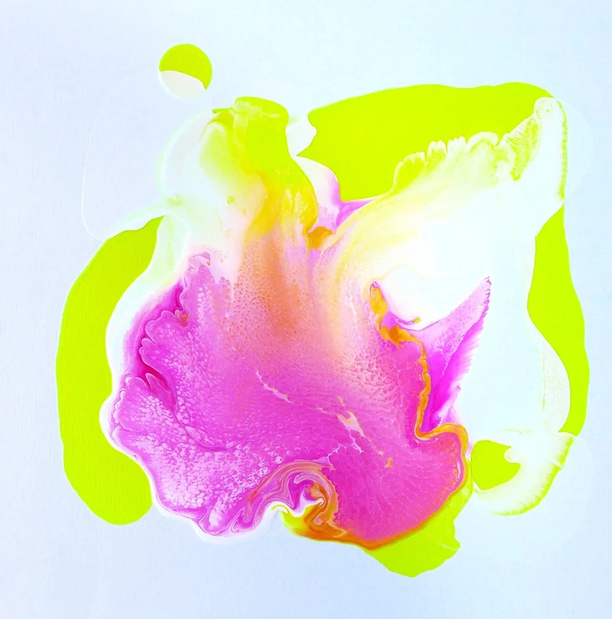   Oil varnish and pigment on canvas 40cm x 40cm  