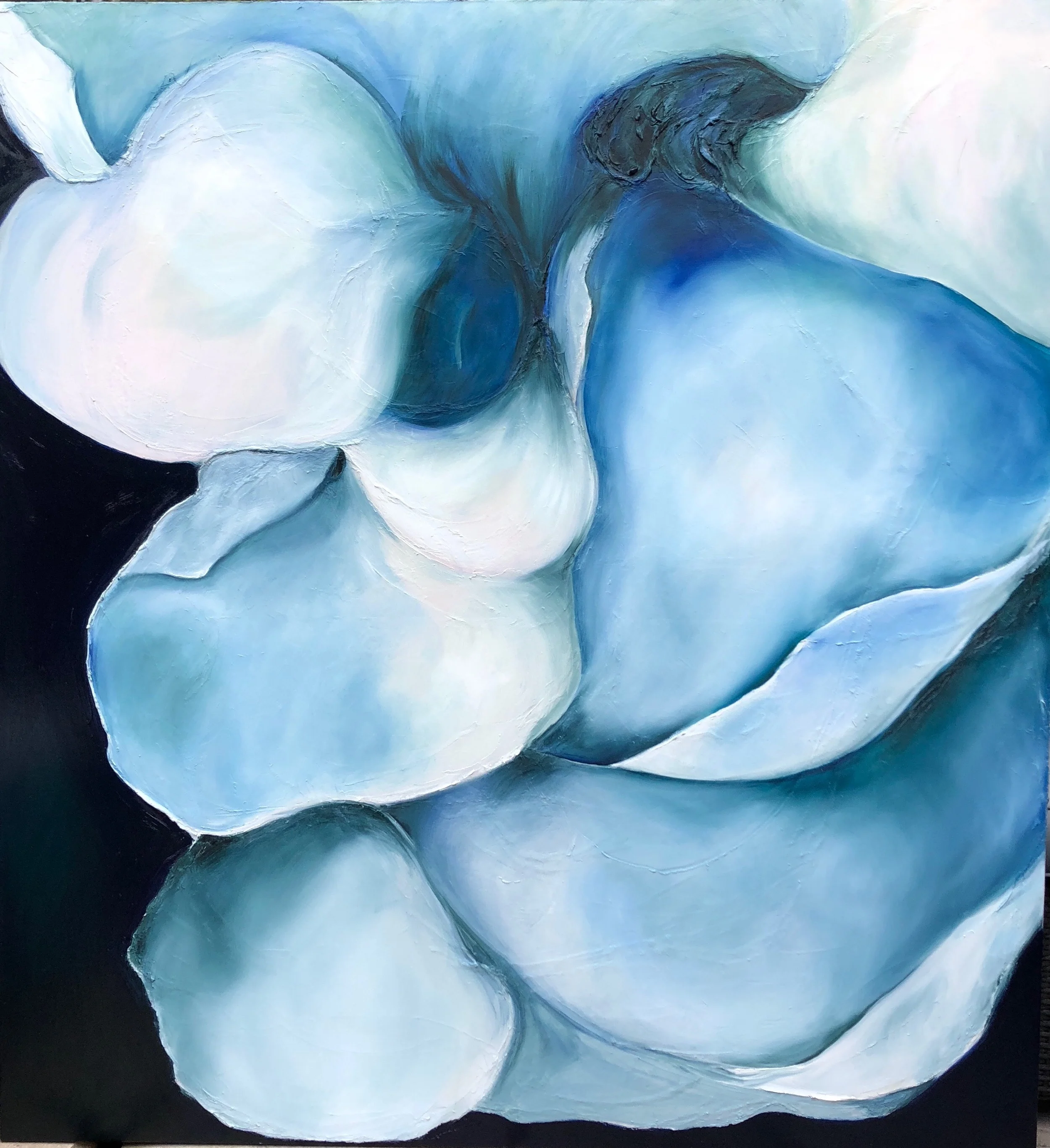   Falling Petals  |  Canvas, 122cm x 133cm  