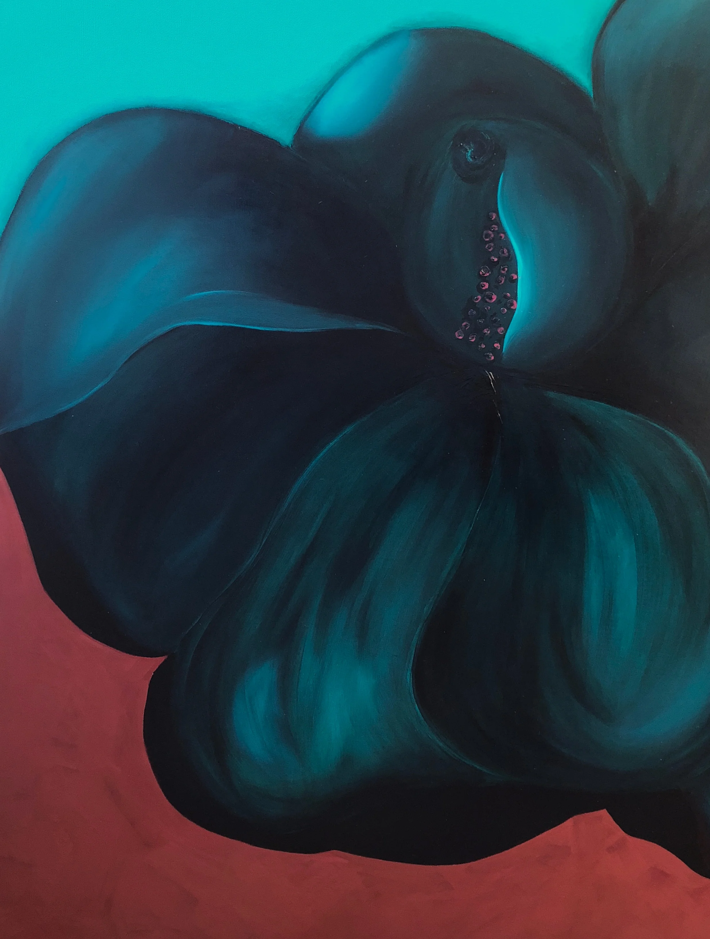   Green Bloom  |  Canvas, 152cm x 122cm  