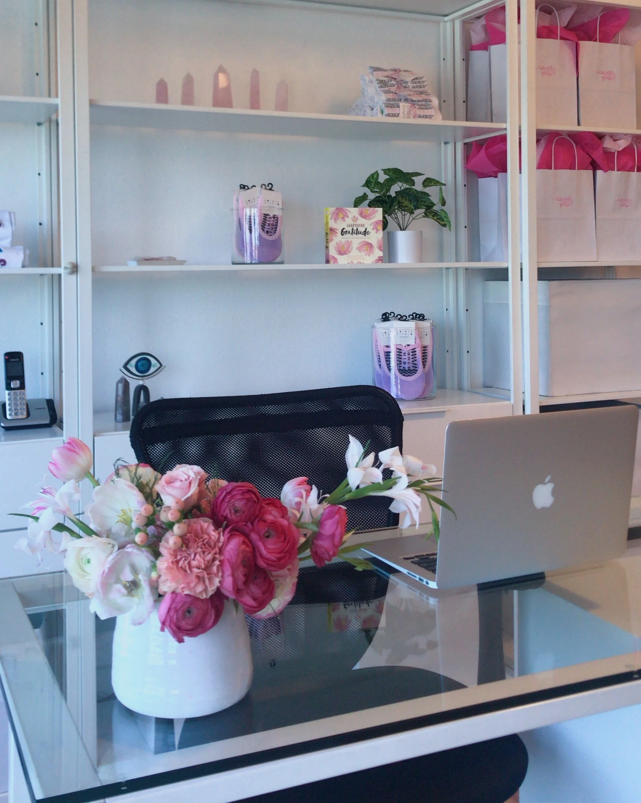 Front Desk Floral Arrangements 