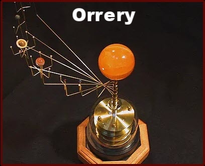 Orrery Solar System Mechanical Model
