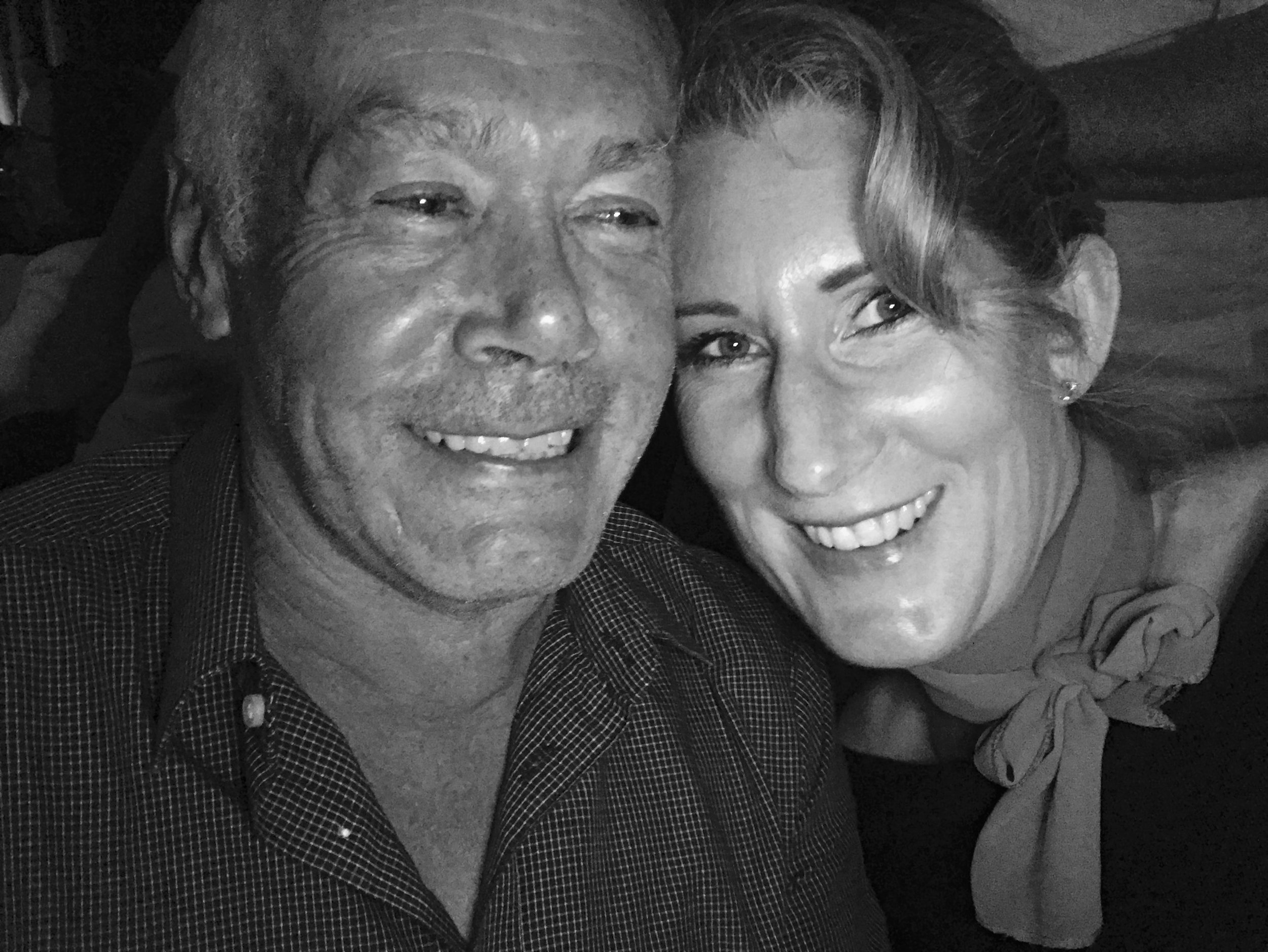 Pete and I celebrating the end of 2017
