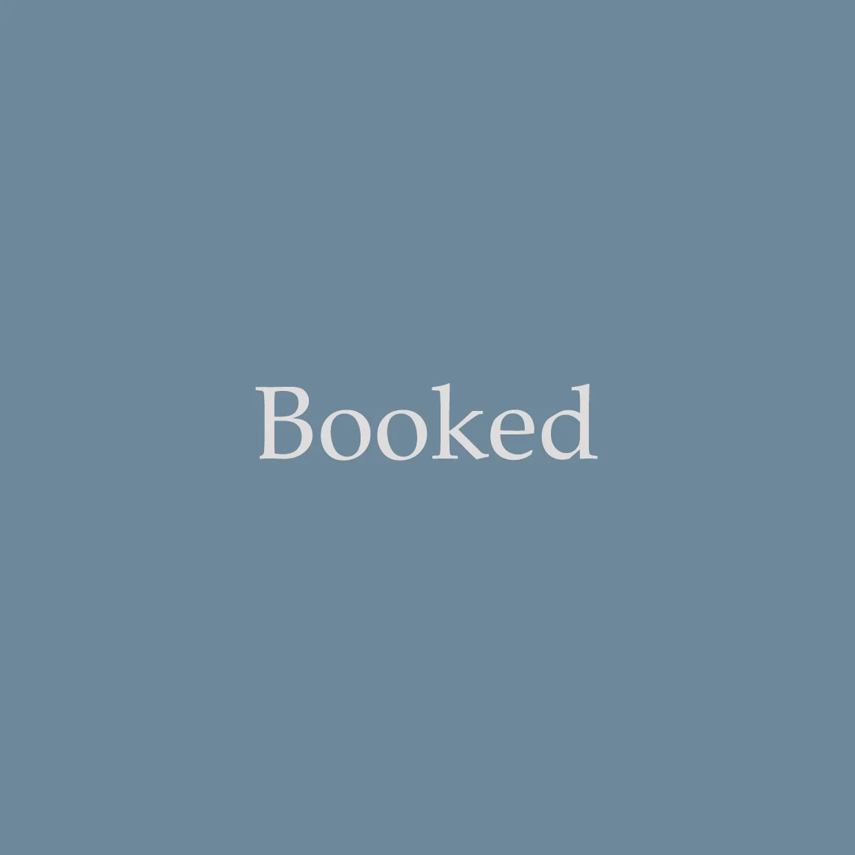 Booked