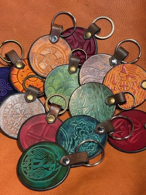 Craft + Beer: Leather Key Fob