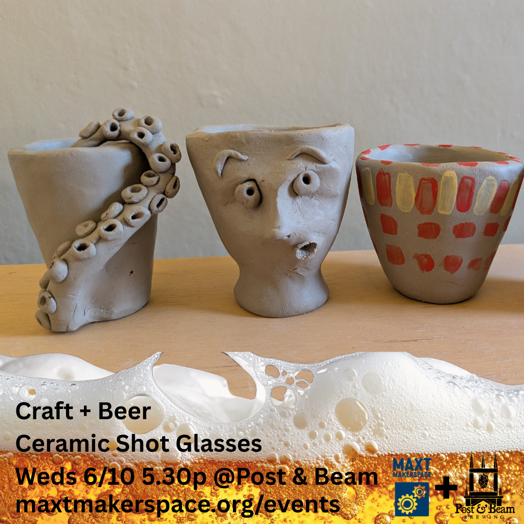 Craft + Beer: Ceramic Shot Glasses