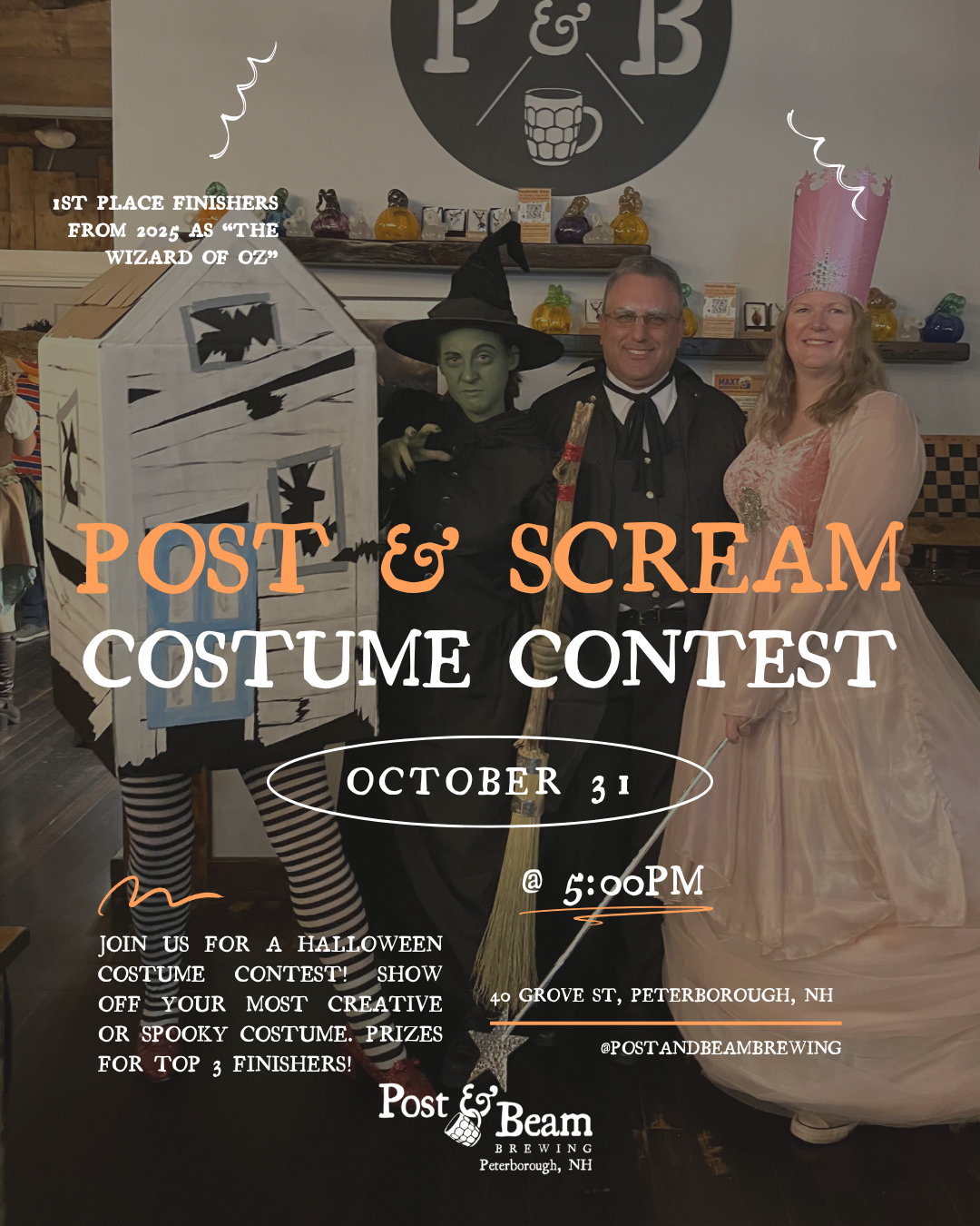 Post &amp; Scream Costume Contest
