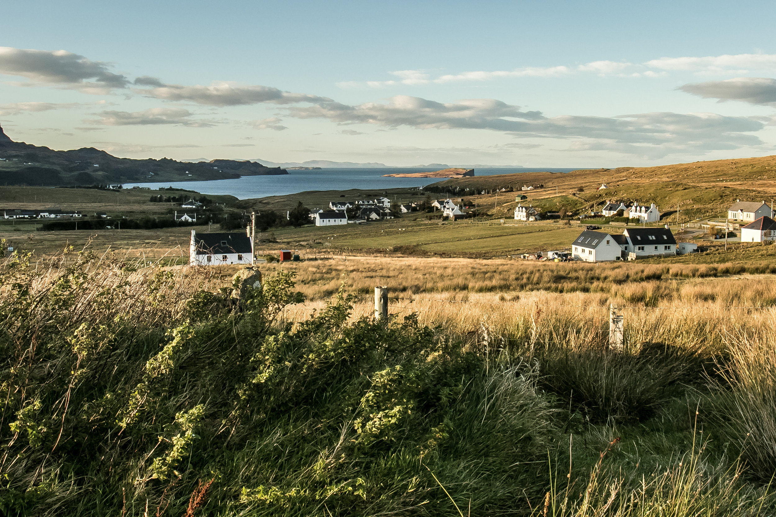 Photo of Staffin, taken from The Quiraing 5 minutes drive from the Flodigarry Hotel