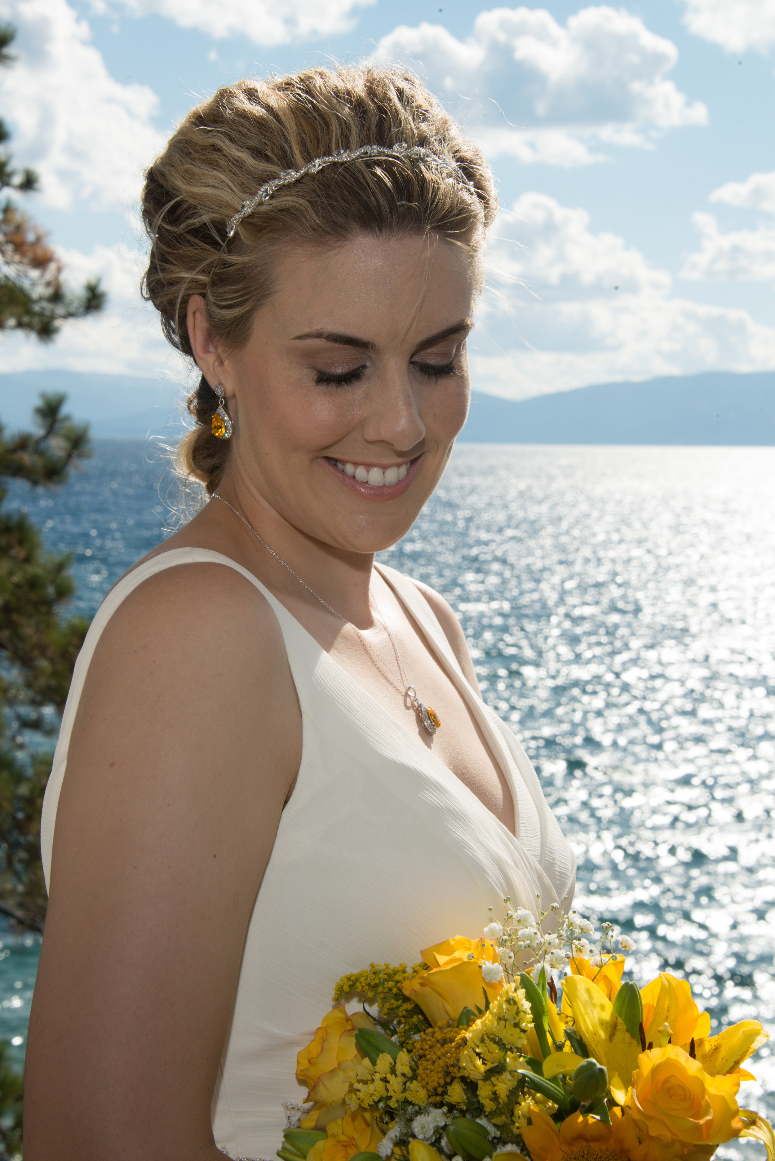 Yellow Bridal Jewelry - Swarovski Wedding Jewelry