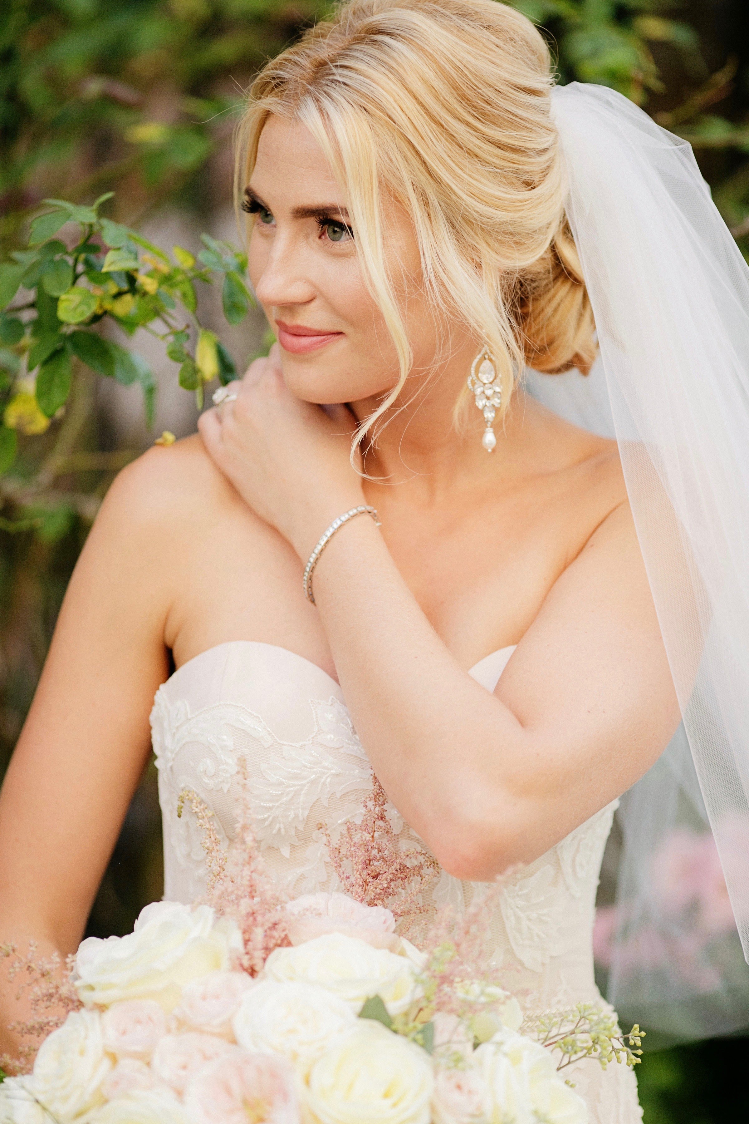 Crystal Bridal Earrings - Wedding Jewelry