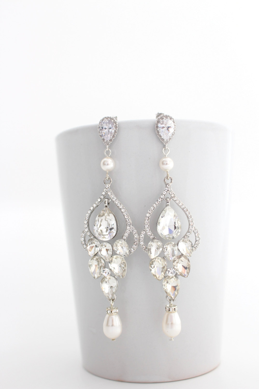 Chandelier Earrings - Statement Bridal Earrings