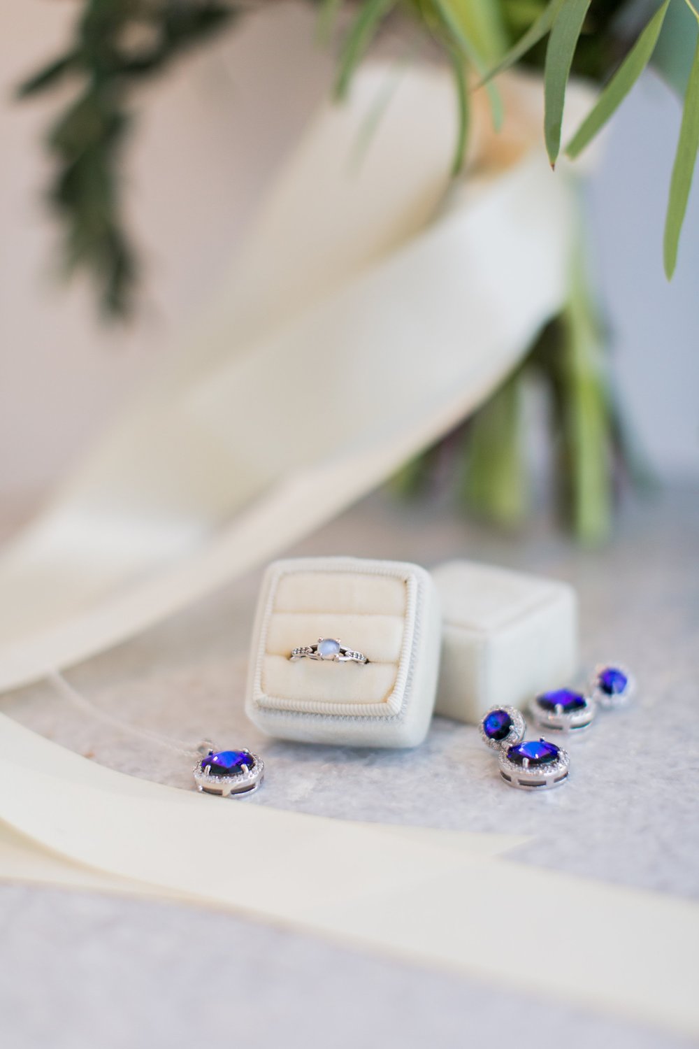 Bridal Jewelry Set - Wedding Jewelry - Purple Jewelry