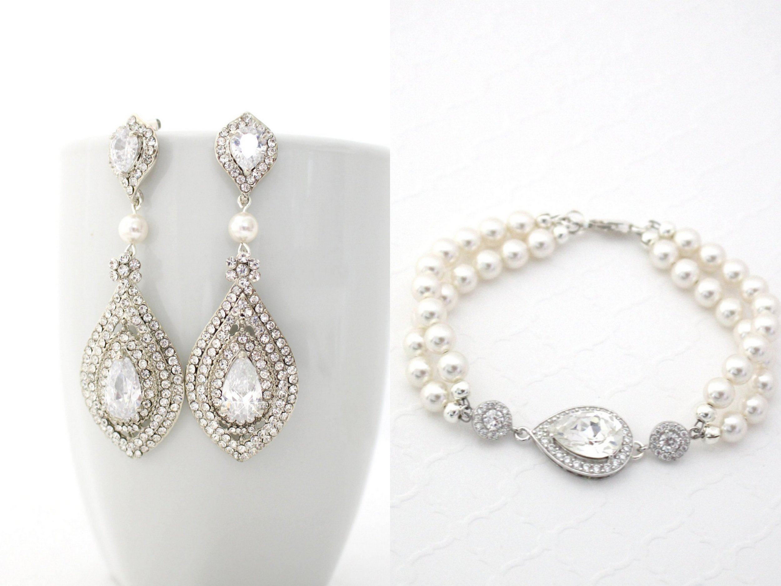 Pearl Bridal Jewelry - Luxury Weddiong Jewelry