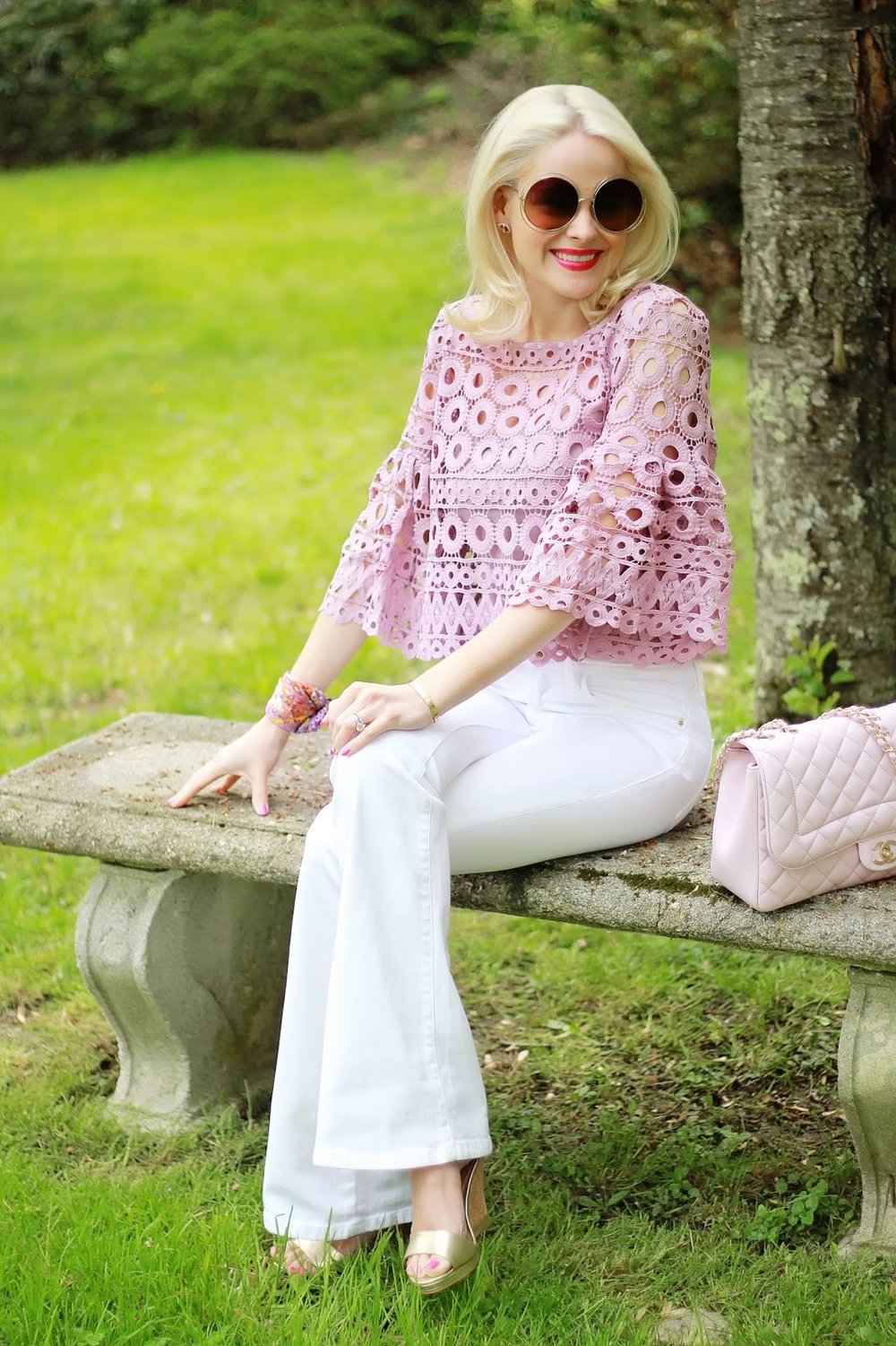 Blush Earrings - Pink Outfit