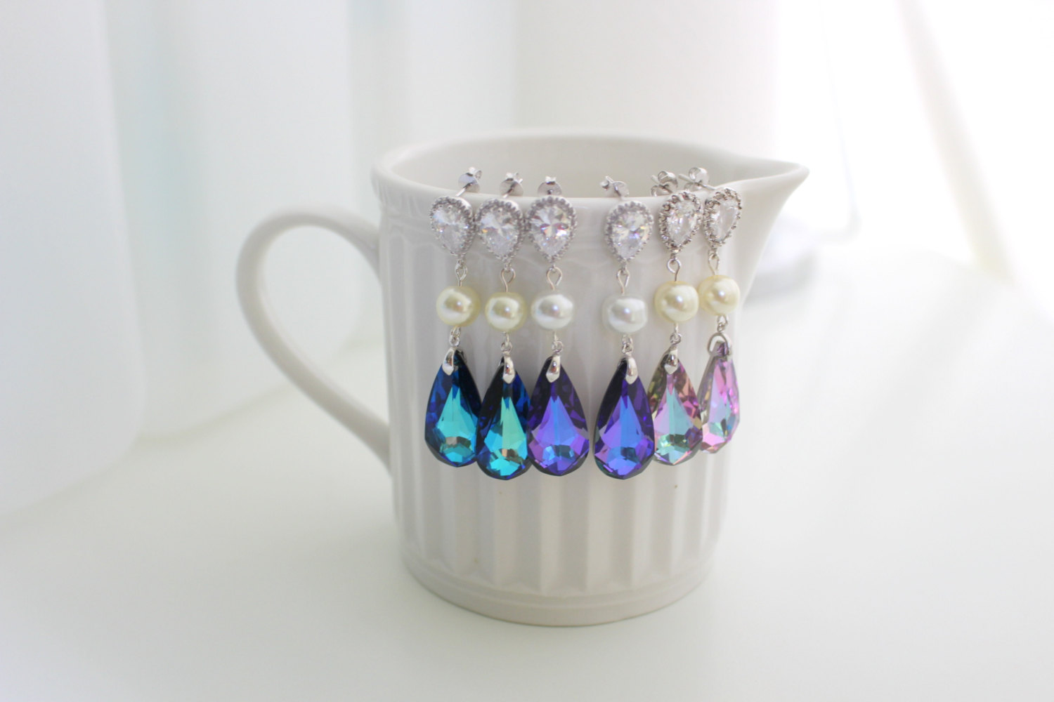 Bridal Earrings - Swarovski Jewelry